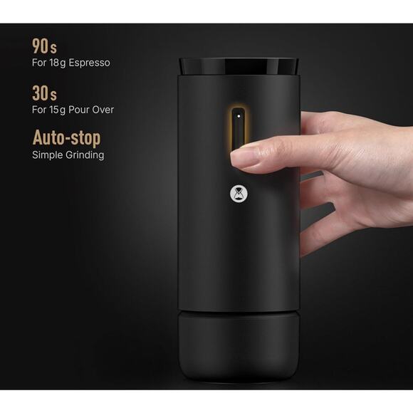 Portable Electric Coffee Grinder W/ Conical Burr 30 Grind Settings Espresso - Picture 5 of 7